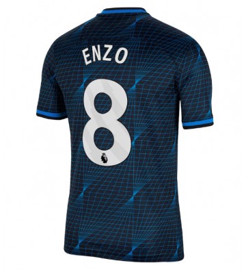 Chelsea Enzo Fernandez #8 Koszulka Wyjazdowych 2023-24 Krótki Rękaw
